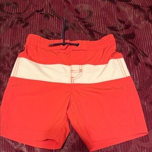 Old Navy Men's Coral and White Athletic Shorts